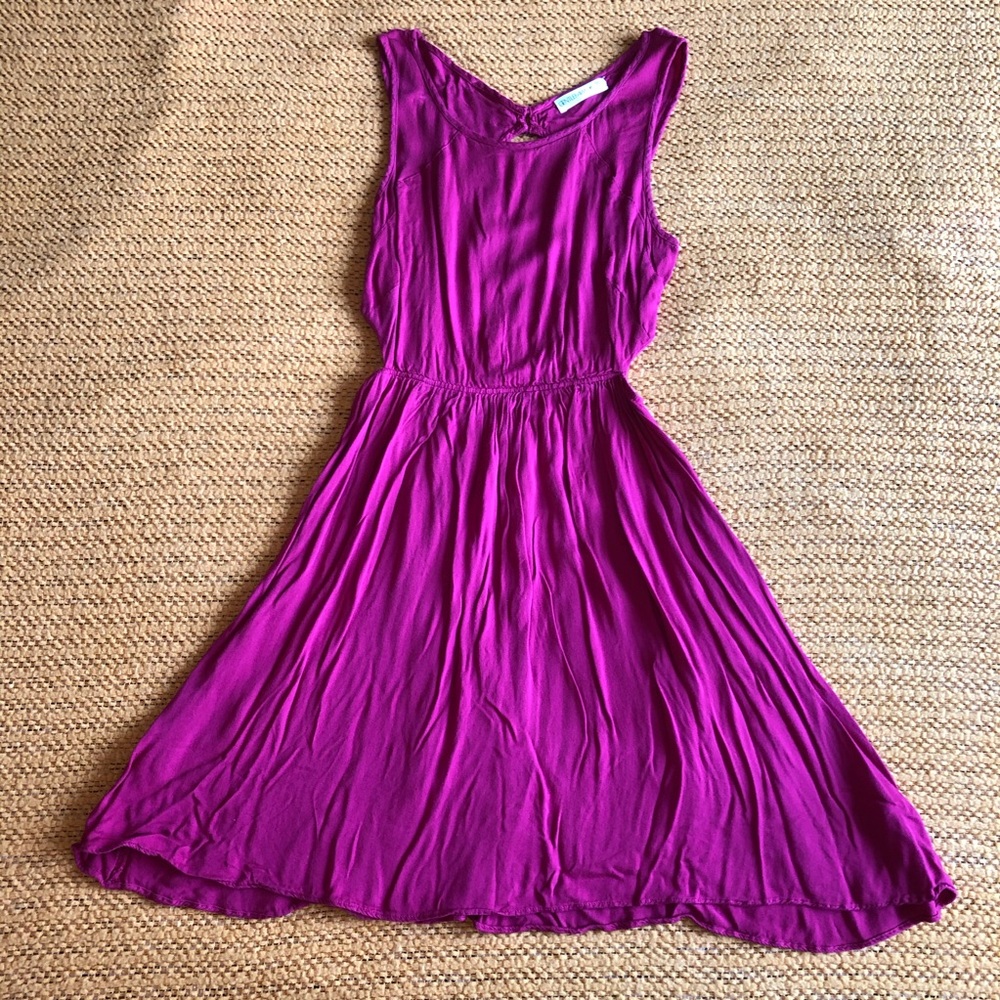 Cute Cutout Tank Dress by Gentle Fawn